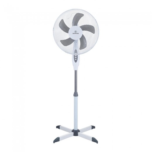 Ανεμιστήρας με ορθοστάτη (16") 40εκ. 55W Human FS-40-A6W χρώμα λευκό
