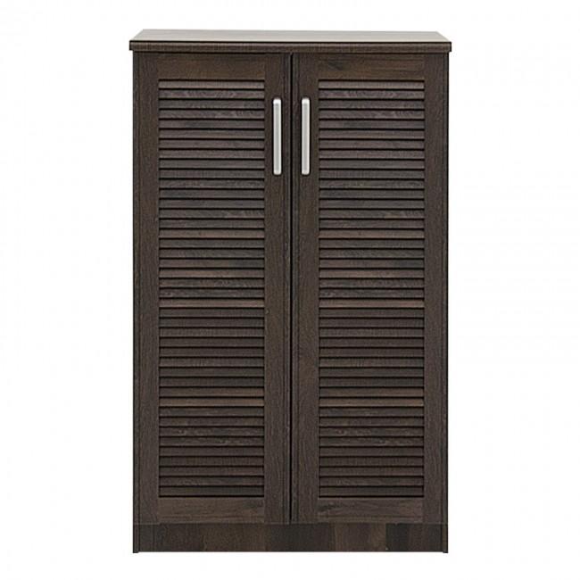 Παπουτσοθήκη - ντουλάπι Ciara Megapap 18 ζεύγων σε χρώμα σκούρο καρυδί 72x40x115εκ.