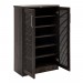 Παπουτσοθήκη - ντουλάπι Ciara Megapap 18 ζεύγων σε χρώμα σκούρο καρυδί 72x40x115εκ.