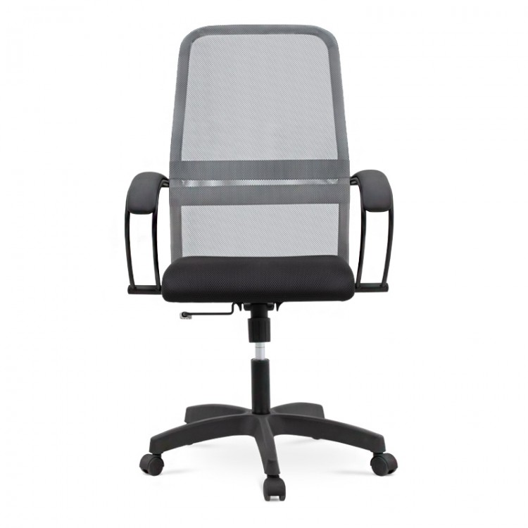 Καρέκλα γραφείου Moonlight Megapap με ύφασμα Mesh χρώμα γκρι - μαύρο 66,5x70x102/112εκ.