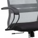 Καρέκλα γραφείου Moonlight Megapap με ύφασμα Mesh χρώμα γκρι - μαύρο 66,5x70x102/112εκ.