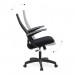 Καρέκλα γραφείου Melani Megapap με διπλό ύφασμα Mesh χρώμα γκρι - μαύρο 66,5x70x102/112εκ.