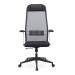 Καρέκλα γραφείου εργονομική Antonio Megapap με ύφασμα Mesh μαύρο - γκρι 66,5x70x111,8/133εκ.