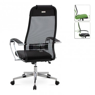 Καρέκλα γραφείου εργονομική Dante Megapap με ύφασμα Mesh σε μαύρο 66,5x70x111,8/133εκ.