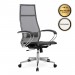 Καρέκλα γραφείου εργονομική Berta Megapap με ύφασμα Mesh σε γκρι - μαύρο 66,5x70x113,3/131εκ.