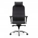 Καρέκλα γραφείου εργονομική Samurai-5 Megapap από τεχνόδερμα σε μαύρο 70x70x124/134εκ.