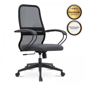 Καρέκλα γραφείου Spider Megapap υφασμάτινη χρώμα γκρι 64x57x103/115εκ.