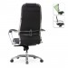 Καρέκλα γραφείου εργονομική Samurai-8 Megapap από τεχνόδερμα σε μαύρο 70x70x122/130εκ.