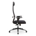 Office chair B1-111D Megapap ergonomic with double fabric Mesh color black 65x70x118/132cm.