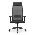 Office chair B1-111D Megapap ergonomic with double fabric Mesh color black 65x70x118/132cm.