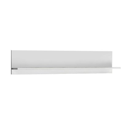 Ραφιέρα τοίχου μελαμίνης Flat Megapap σε χρώμα λευκό 120x20x25εκ.
