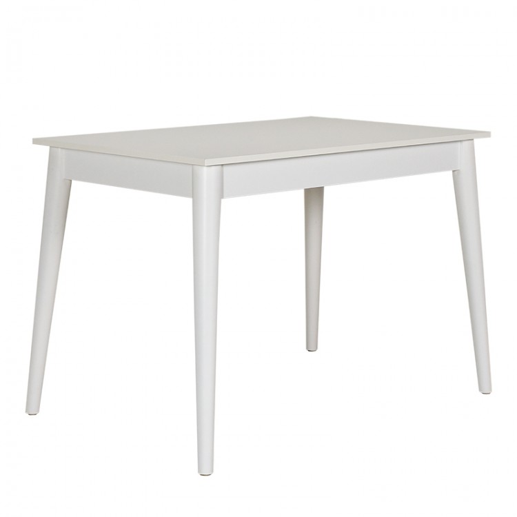 Τραπέζι Χ Megapap σε χρώμα λευκό 110x70x77εκ.