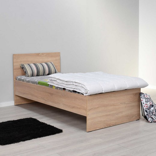 Κρεβάτι Modern Megapap μονό χρώμα sonoma 90x190εκ. Κρεβάτι Modern Megapap μονό χρώμα sonoma 90x190εκ.