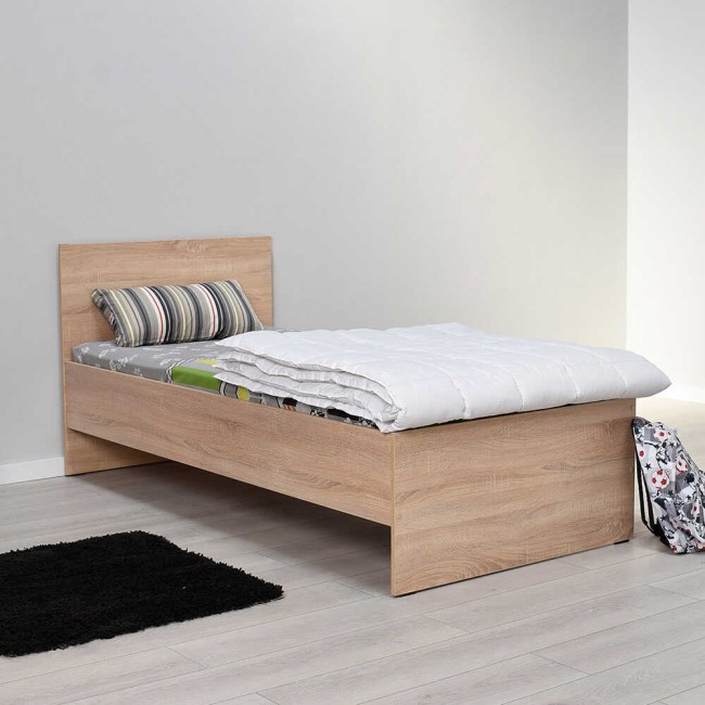 Κρεβάτι Modern Megapap μονό χρώμα sonoma 90x190εκ. Κρεβάτι Modern Megapap μονό χρώμα sonoma 90x190εκ.