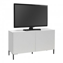 Έπιπλο τηλεόρασης Ruby Megapap από μελαμίνη χρώμα λευκό 120x70x43εκ. Έπιπλο τηλεόρασης Ruby Megapap από μελαμίνη χρώμα λευκό 120x70x43εκ.