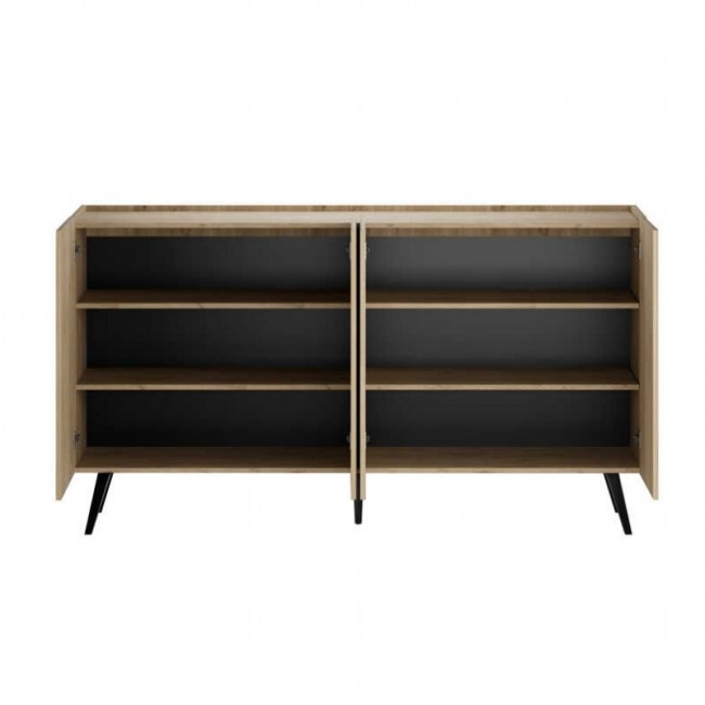 Μπουφές Luna Megapap χρώμα florida oak 180x43x100εκ.