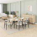 Luna Megapap melamine console in oak color 180x43x100cm.