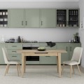 Trendline Megapap melamine extendable table in oak color 120/150x70x75cm.