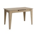 Trendline Megapap melamine extendable table in oak color 120/150x70x75cm.