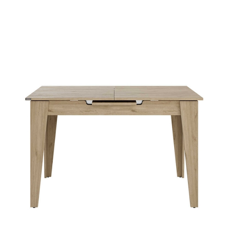 Trendline Megapap melamine extendable table in oak color 120/150x70x75cm.