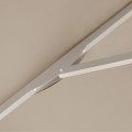 Juno Megapap professional umbrella aluminium frame fabric in ecru color 4x4m
