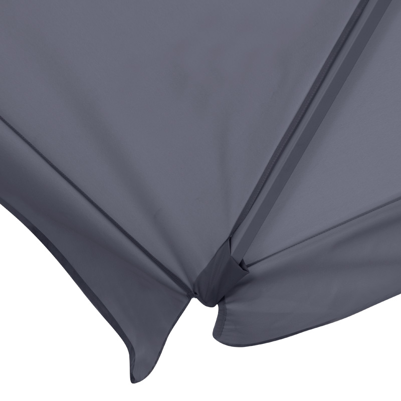 Juno Megapap professional umbrella aluminium frame fabric in anthracite color 4x4m