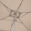 Ομπρέλα κήπου Zola Megapap αλουμινίου χρώμα εκρού 2x3m.