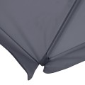 Zola Megapap aluminium frame umbrella fabric in anthracite color 2x3m.