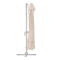 Pearl Megapap professional hanging umbrella aluminium frame fabric in ecru color 3x3m