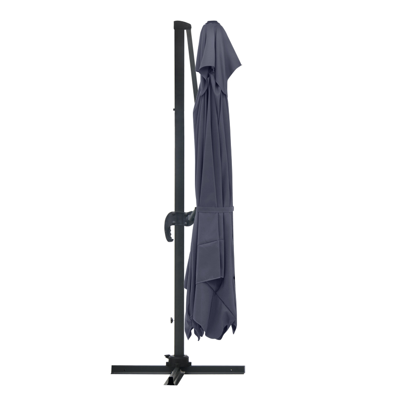Pearl Megapap professional hanging umbrella aluminium frame fabric in anthracite color 3x3m