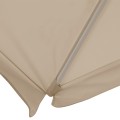 Juno Megapap professional umbrella aluminium frame fabric in ecru color 3,5x3,5m