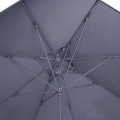 Juno Megapap professional umbrella aluminium frame fabric in anthracite color 3,5x3,5m