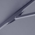Juno Megapap professional umbrella aluminium frame fabric in anthracite color 3,5x3,5m