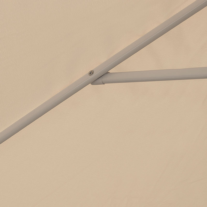 Capri Megapap aluminium frame umbrella fabric in ecru color Ø3m.