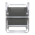 Alu Megapap aluminum beach chair in grey color 54x52x80cm.