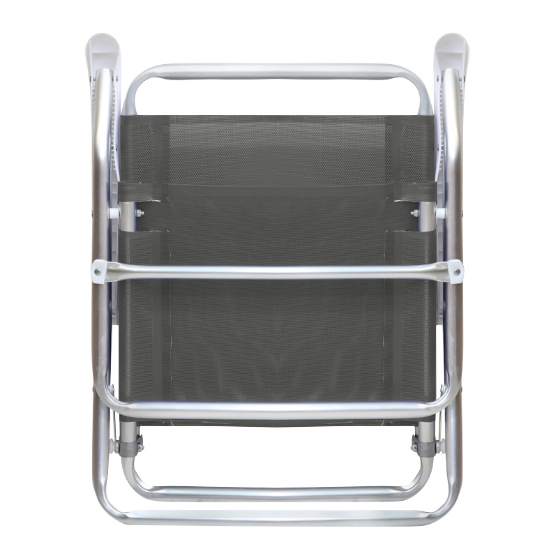 Alu Megapap aluminum beach chair in grey color 54x52x80cm.