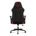 Sniper Megapap gaming - professional fabric - Pu desk chair in red - black color 74x57x140cm.