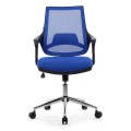 Skagen Metal Megapap fabric working chair in blue color 58x59x97cm.