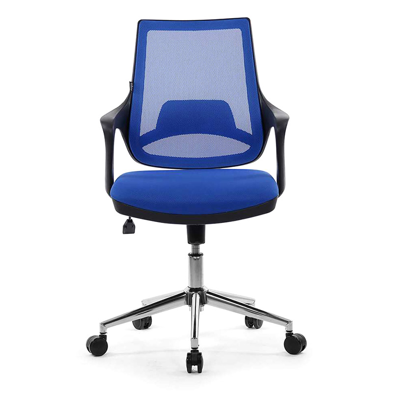 Skagen Metal Megapap fabric working chair in blue color 58x59x97cm.