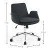 Καρέκλα εργασίας Maxim Up Megapap υφασμάτινη χρώμα μαύρο 65x60x90εκ.