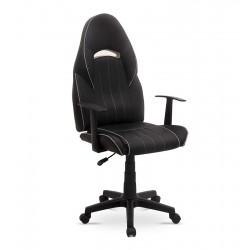 Καρέκλα γραφείου gamingGuido Megapap τεχνόδερμα χρώμα μαύρο - γκρι 61x69x108-120εκ.
