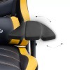 Καρέκλα γραφείου ZIO GAMING PRO GAMING Megapap χρώμα κίτρινο - μαύρο 60x63x127/134εκ.