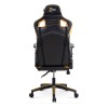 Καρέκλα γραφείου ZIO GAMING PRO GAMING Megapap χρώμα κίτρινο - μαύρο 60x63x127/134εκ.