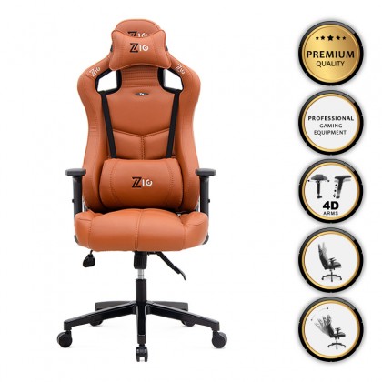 Καρέκλα γραφείου ZIO GAMING PRO KLASIK Megapap χρώμα tan 61x66x126/135εκ.