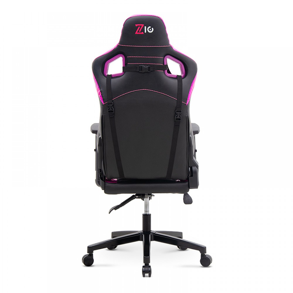 Καρέκλα γραφείου ZIO GAMING PRO HOROGRAFIK Megapap χρώμα μωβ - μαύρο 61x65x127/135εκ.
