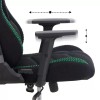 Καρέκλα γραφείου ZIO GAMING PRO ELEGANT Megapap χρώμα emerald 61x67x125/134εκ.