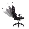 Καρέκλα γραφείου ZIO GAMING PRO ELEGANT Megapap χρώμα pebbles 61x67x125/134εκ.