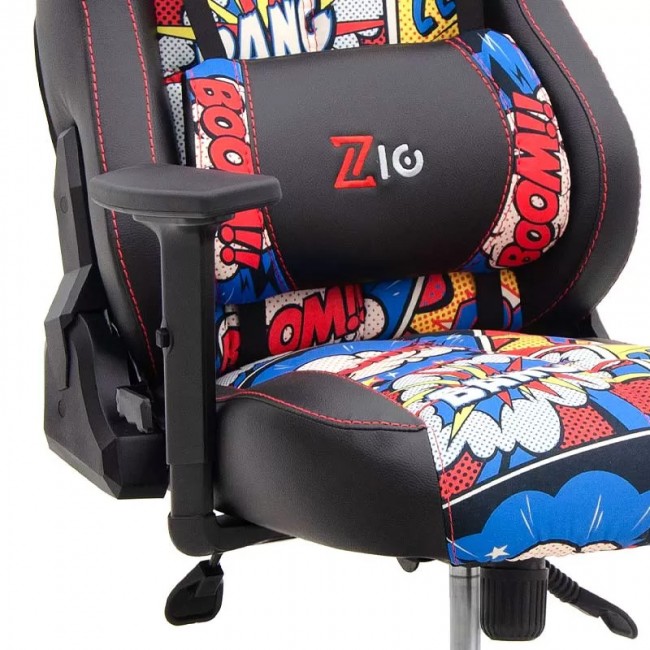 Καρέκλα γραφείου ZIO GAMING PRO ELEGANT Megapap χρώμα comic 61x67x125/134εκ.