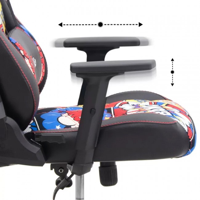 Καρέκλα γραφείου ZIO GAMING PRO ELEGANT Megapap χρώμα comic 61x67x125/134εκ.
