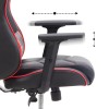 Καρέκλα γραφείου GAMING MEDUSA MEGAPAP χρώμα κόκκινο - μαύρο 69x55x130/139εκ.